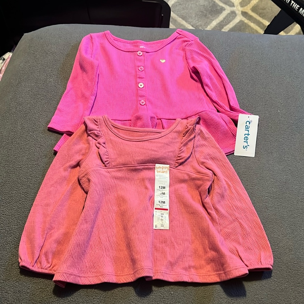 Pair of Pint Tops: 12m - NWT